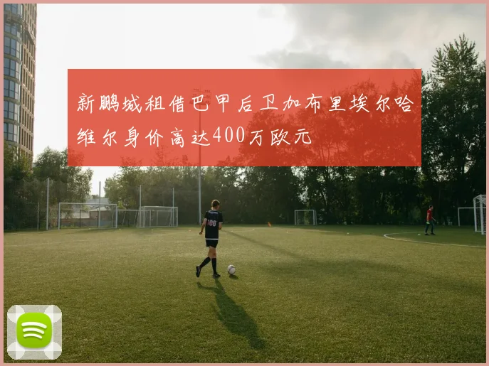 新鹏城租借巴甲后卫加布里埃尔哈维尔身价高达400万欧元